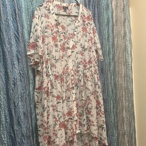 Torrid high low sheer top